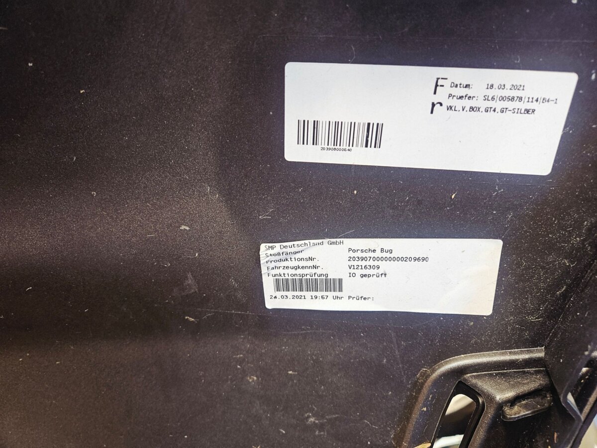 Porsche Cayman 982 2017 Бампер BF4804 — изображение 9