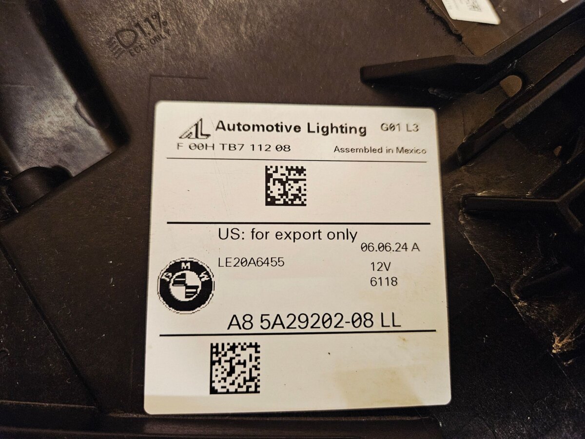Фара BMW X3 G01 2023 5A29202 F2112 — изображение 5