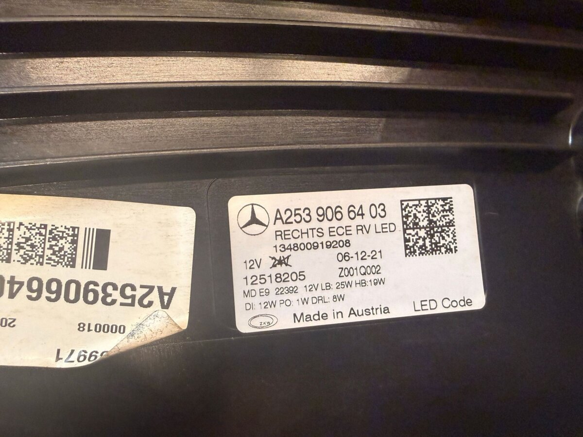 Mercedes GLC-class X253 C253 2020 A2539066403 Фара F3382 — изображение 5