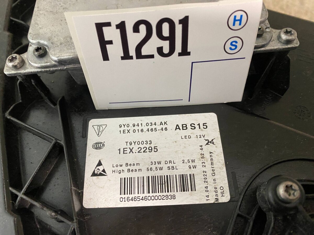 Фара Porsche Cayenne 2019 9Y0941034AK F1291 T9Y0033 1EX2295 — изображение 4