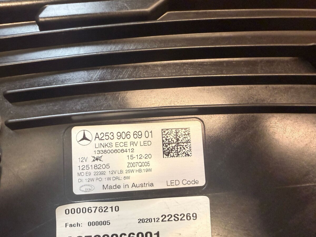 Mercedes GLC-class X253 C253 2020 A2539066901 Фара F3381 — изображение 5