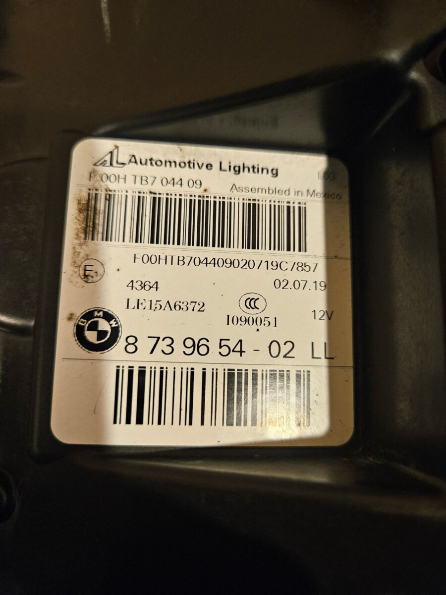 Фара BMW X3 G01 2018 8739654 F1216 — изображение 7