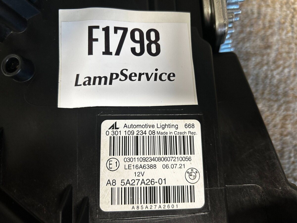 Фара BMW Series 8 M8 F91 F92 G14 G15 2019 5A27A26 F1798 030110923408 — изображение 4