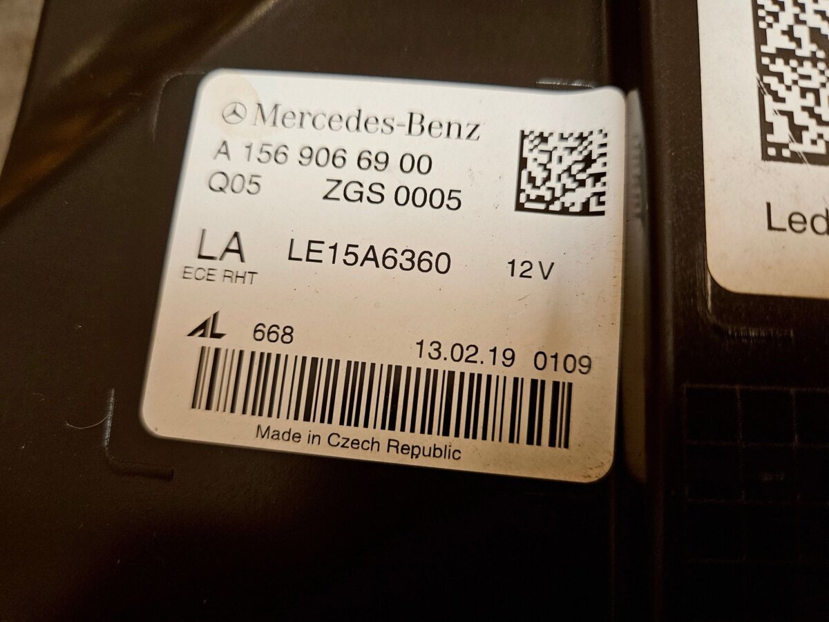 Mercedes GLA-class GLA W156 X156 2019 A1569066900 Фара F3453 — изображение 4