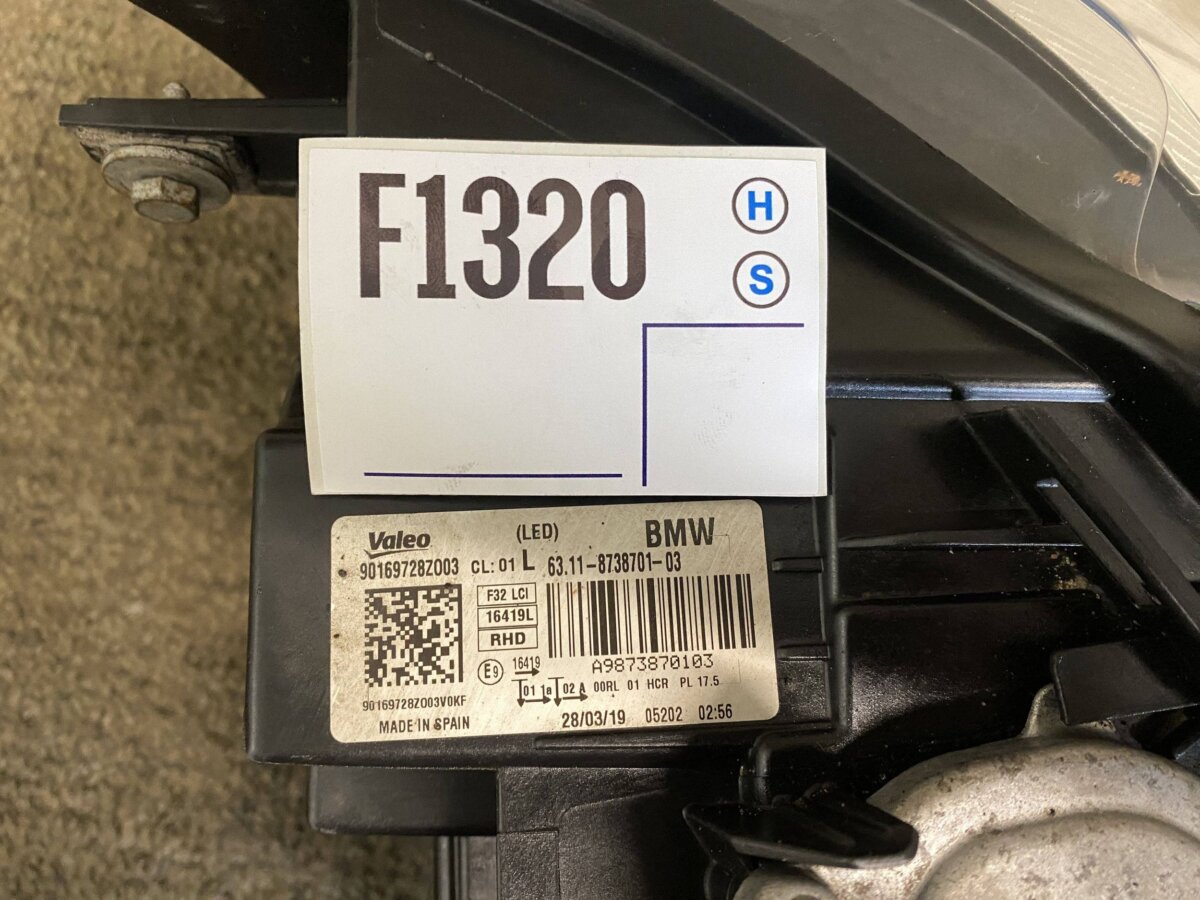 Фара BMW Series 4 F32 F33 2018 8738701 F1320 A9873870103 90169728Z003 — изображение 4