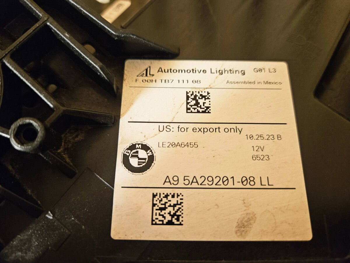 Фара BMW X3 G01 2023 5A29201 LE20A6455 F2629 — изображение 8