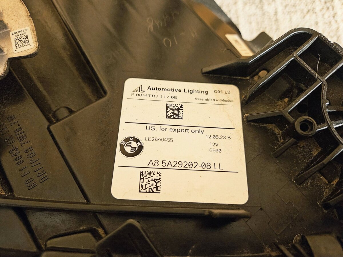Фара BMW X3 G01 2023 5A29202 LE20A6455 532920208 F2628 — изображение 8