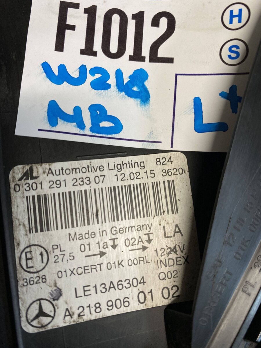 Фара Mercedes-Benz CLS-class, AMG CLS C218 X218 2016 A2189060102 F1012 LE13A6304 030129123307 — изображение 4