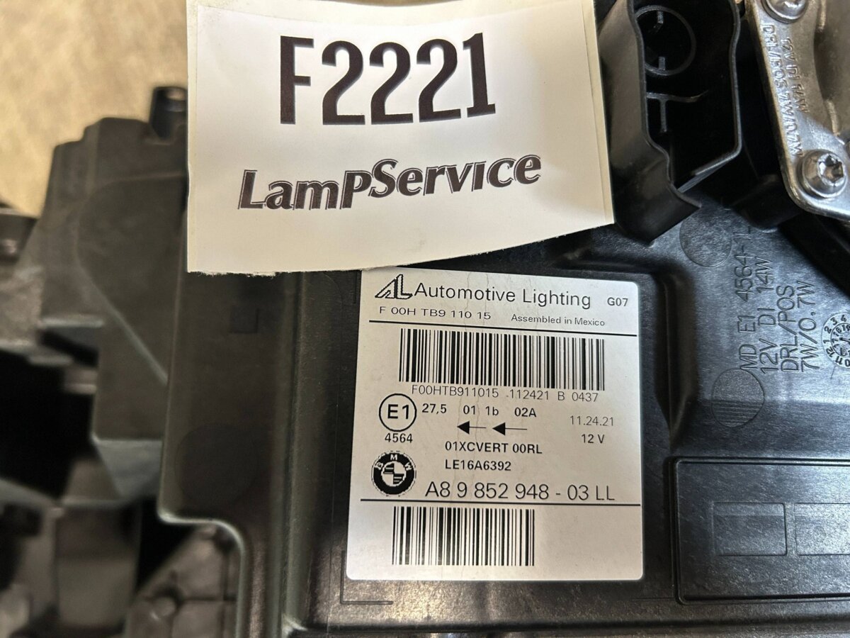 Фара BMW X7 G07 2018 9852948 F2221 LE16A6392 F00HTB911015 — изображение 4
