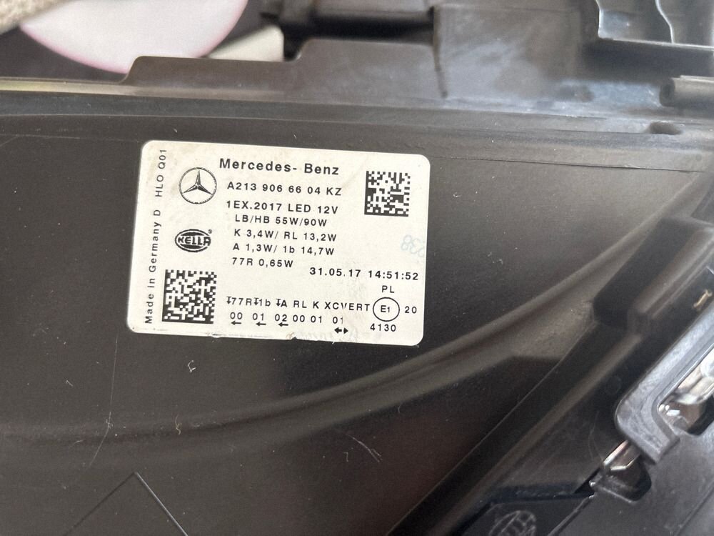 Mercedes E-class, AMG E W213 2016 Фара A2139066604