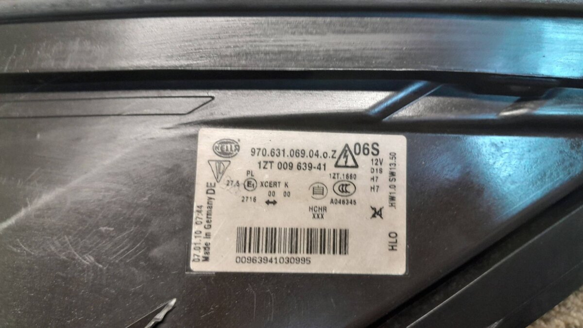 Фара Porsche Panamera 2012 1ZT00963941 970631069 F584 00963941030995 — изображение 6