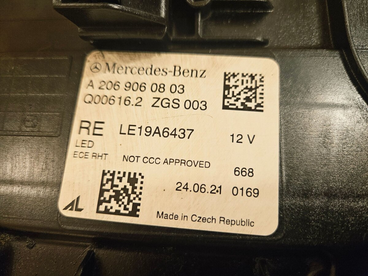 Фара Mercedes-Benz C-class, AMG C W206 2021 A2069060803 F3013 — изображение 5