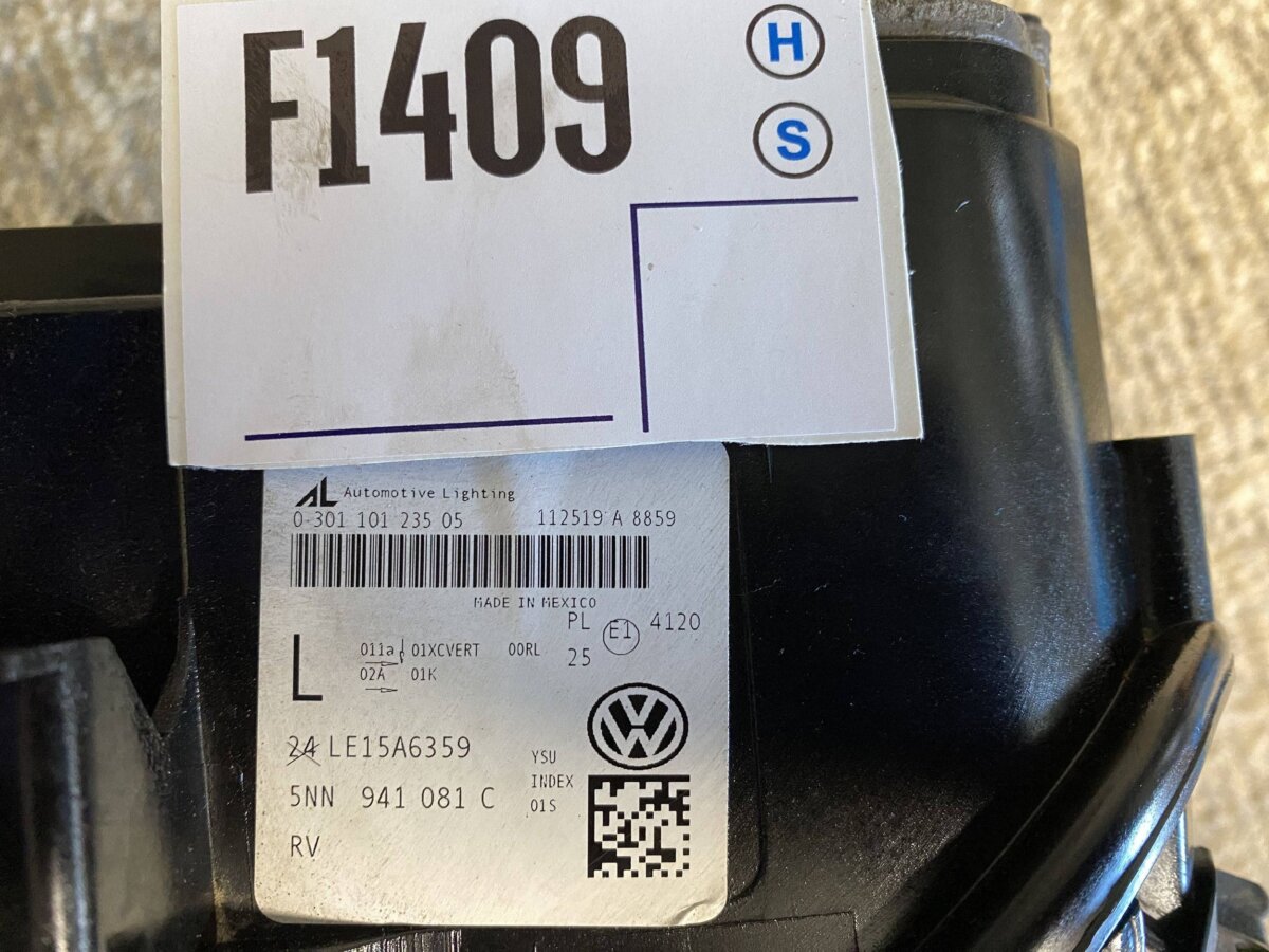 Фара Volkswagen Tiguan 2018 5NN941081C F1409 112519A8859 030110123505 — изображение 4