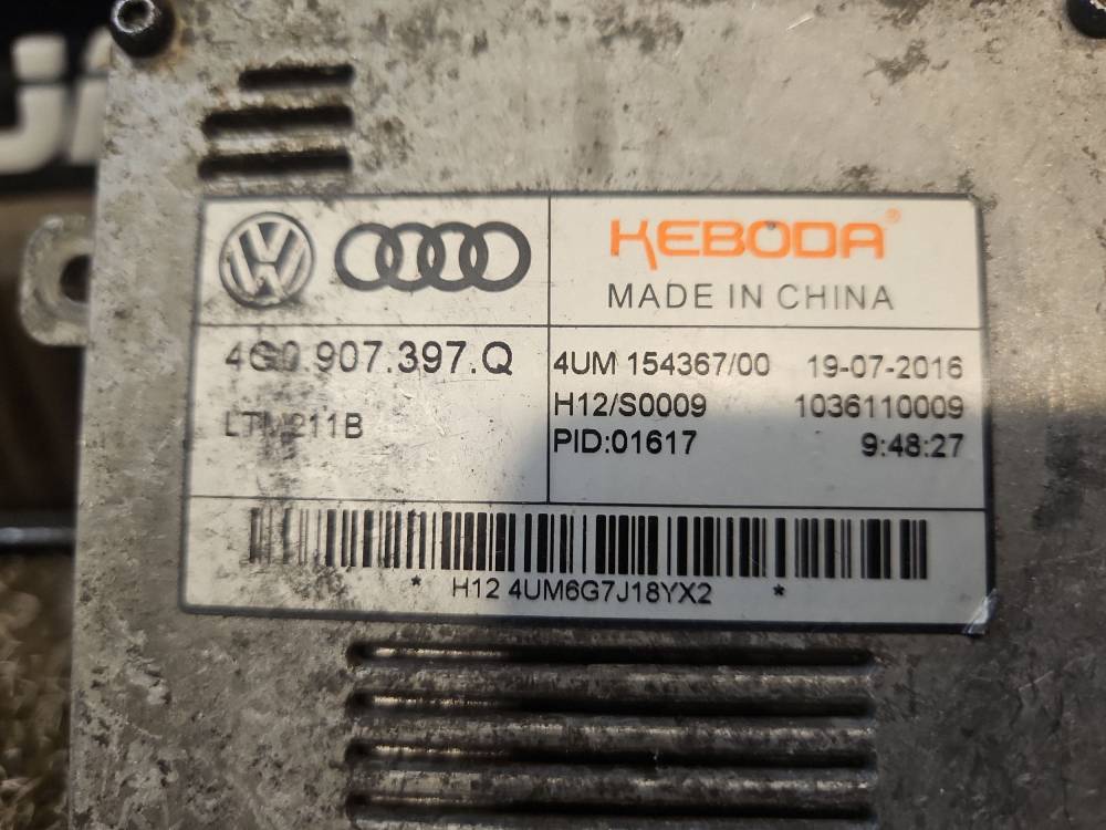 Блок управления светом Audi A3, S3 8V 2014 4G0907397Q — изображение 2
