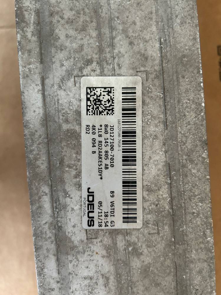Интеркулер Audi A4, S4 B9 8W 2019 8W0145805AB — изображение 4