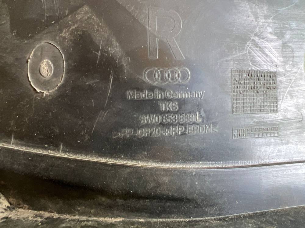 Подкрылки Audi A4, S4 B9 2018 8W0821172G 8W0853888L — изображение 3