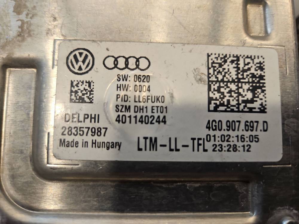 Баласт Xenon Audi A6, S6 C7 4G 2012 4G0907697D — изображение 2