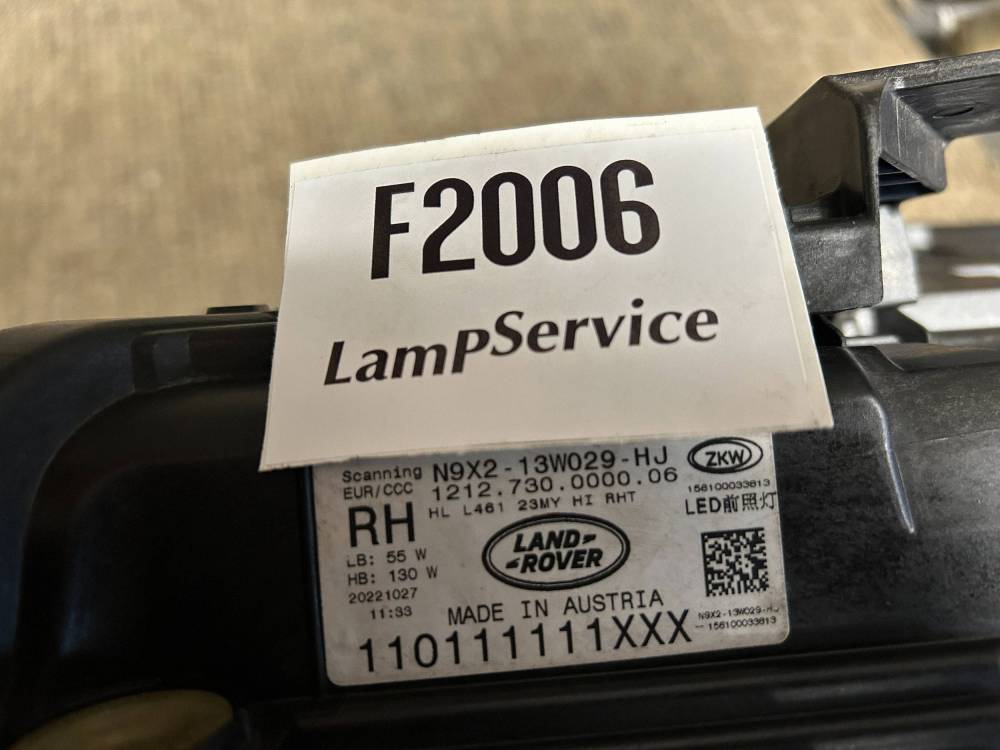 Фара Land Rover Range Sport L461 2022 N9X213W029HJ F2006 — изображение 4