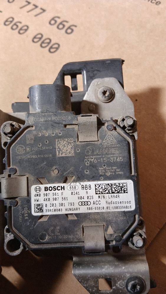 Дистроник Audi Q7 4M 2020 4M0907561F 0716153745 0203301793