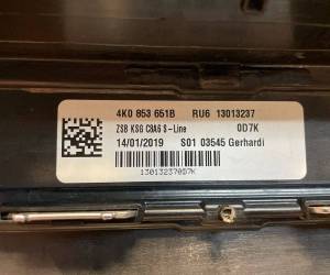 Решетка Audi A6, S6 C8 4K 2020 4K0853651B 13013237 130132370D7K